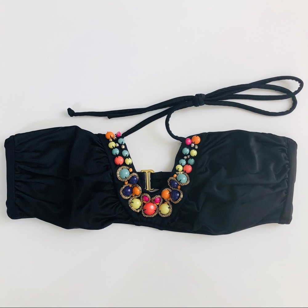VICTORIAS SECRET | Strapless Beaded Bathing Suit Size S/P